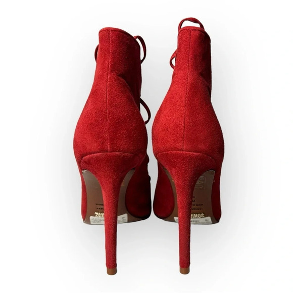 Schutz Red Strappy Heels 7B - Picture 5 of 7